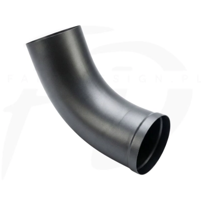 Wylewka stalowa Inguri ⌀ 87 w kolorze grafitowym ciemnym RAL 7016